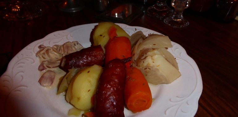 POTEE MAISON ET SAUCE A L’ECHALOTE