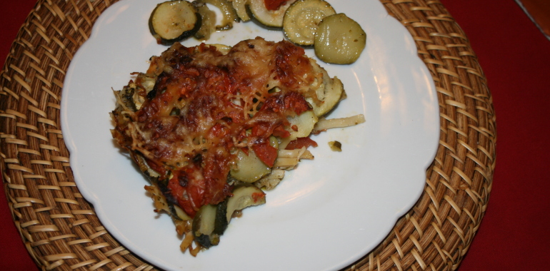 TIAN COURGETTE TOMATE « Façon Ginette »